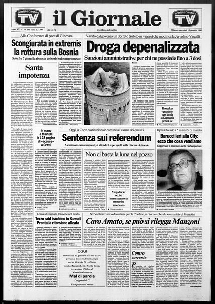 Il giornale : quotidiano del mattino